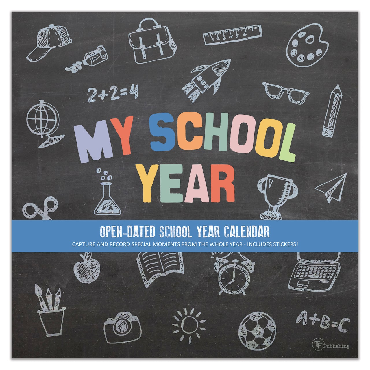 TF Publishing My School Year Undated Wall Calendar